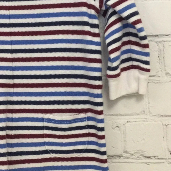 Janie & Jack 12-18M Striped Button Long Sleeve Romper - Picture 8 of 8